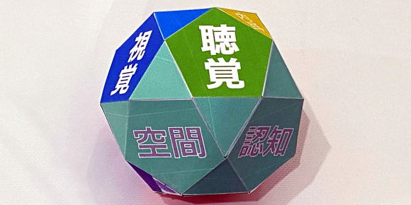 空間認知の立体模型